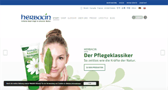 Desktop Screenshot of herbacin.de